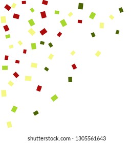 Celebration background template with colorful konfetti. Vector illustration
