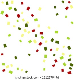 Celebration background template with colorful konfetti. Vector illustration
