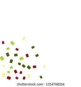 Celebration background template with colorful konfetti. Vector illustration
