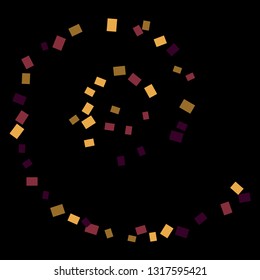 Celebration background template with colorful konfetti. Vector illustration
