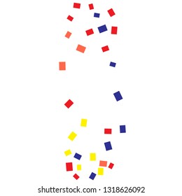 Celebration background template with colorful konfetti. Vector illustration
