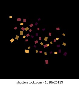 Celebration background template with colorful konfetti. Vector illustration
