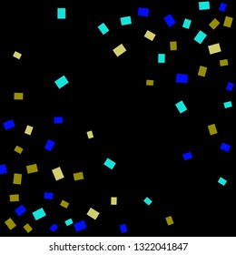 Celebration background template with colorful konfetti. Vector illustration