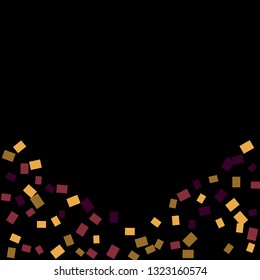 Celebration background template with colorful konfetti. Vector illustration