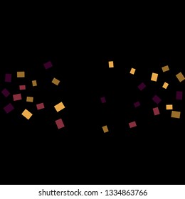 Celebration background template with colorful konfetti. Vector illustration
