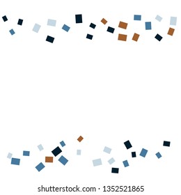 Celebration background template with colorful konfetti. Vector illustration
