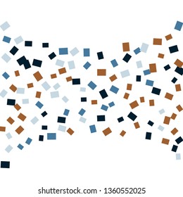 Celebration background template with colorful konfetti. Vector illustration
