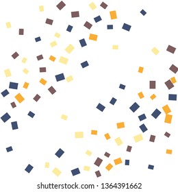 Celebration background template with colorful konfetti. Vector illustration
