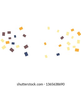Celebration background template with colorful konfetti. Vector illustration

