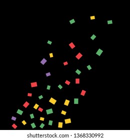 Celebration background template with colorful konfetti. Vector illustration
