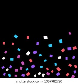 Celebration background template with colorful konfetti. Vector illustration

