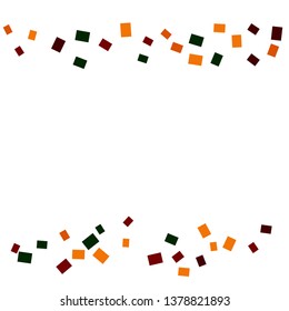 Celebration background template with colorful konfetti. Vector illustration
