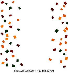 Celebration background template with colorful konfetti. Vector illustration