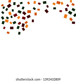 Celebration background template with colorful konfetti. Vector illustration

