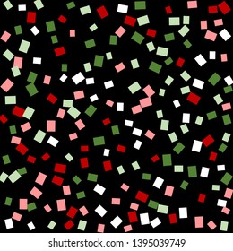Celebration background template with colorful konfetti. Vector illustration
