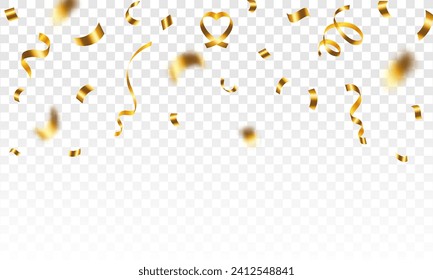 Celebration background template with confetti Colorful ribbons. luxury greeting rich card.