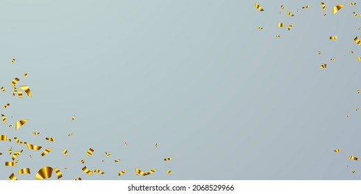 Celebration background template with confetti and gold ribbons. luxury greeting rich card.