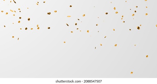 Celebration background template with confetti and gold ribbons. luxury greeting rich card.