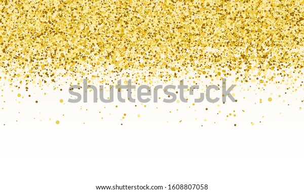 Celebration Background Template Confetti Gold Ribbons Stock Vector ...