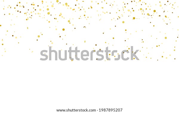 Celebration Background Template Confetti Gold Ribbons Stock Vector ...