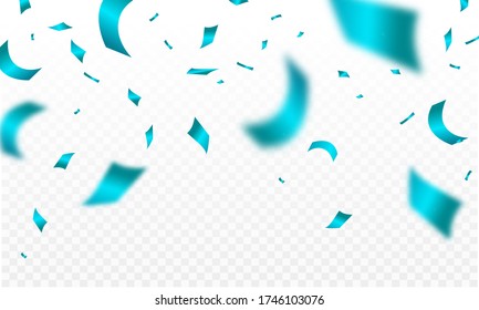 Celebration background template with confetti red ribbons. luxury greeting rich card. Vector illustration.