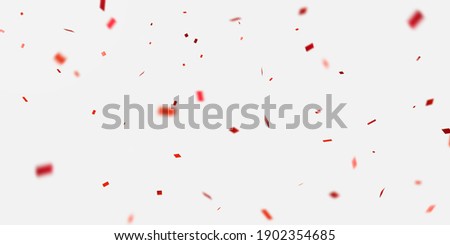 Similar – Image, Stock Photo White ribbon with star print knotted to a garden fence.