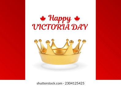 Celebration background for Victoria Day in Canada. EPS10 vector