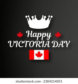 Celebration background for Victoria Day in Canada. EPS10 vector