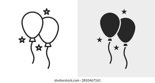Celebration Balloon Icon represents parties, birthdays, and festive occasions.