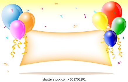 celebration banner.