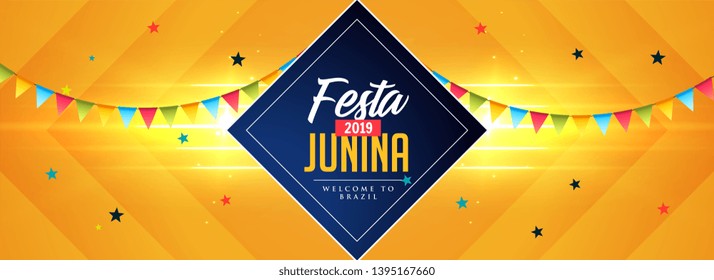 celebration banner for festa junina holidays