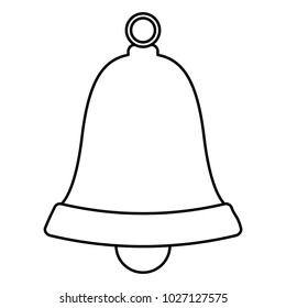 celebration bell isolated icon