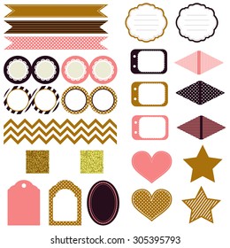 Celebration Birthday Party supplies collection, Golden glitter Party Ideas, include golden glitter pattern