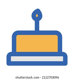 Celebration Cake Vector icon which is suitable for commercial work and easily modify or edit it

