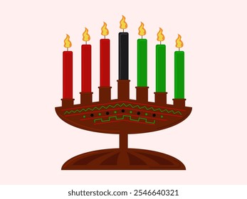 Celebration Candle holder isolated on white background-Poster