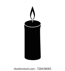 celebration candle isolated icon