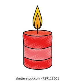 celebration candle isolated icon