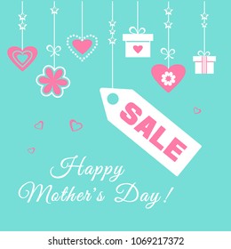 Celebration card for Mother's Day. Vector illustration