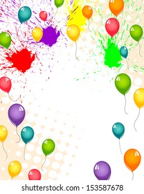 Celebration card - vector