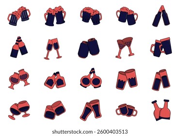 Celebration Cheers Design Element Set