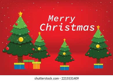 Fondo del vector del Día de Navidad de la celebración