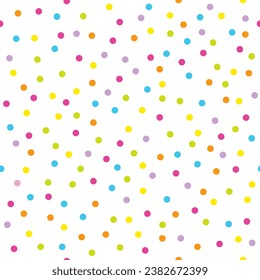 Celebration Colorful Confetti, Seamless pattern