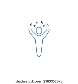 Celebration concept line icon. Simple element illustration. Celebration concept outline symbol design.