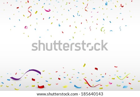 Celebration with confetti