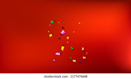Celebration Confetti Background. Many Falling Confetti for Your Design.
Holiday Decoration Elements on Universal Background. Festive Vector Illustration. Invitation Card, Poster, Flyer
