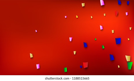 Celebration Confetti Background. Many Falling Confetti for Your Design.
Holiday Decoration Elements on Universal Background. Festive Vector Illustration. Invitation Card, Poster, Flyer

