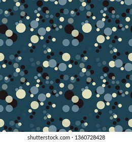 Celebration confetti seamless pattern