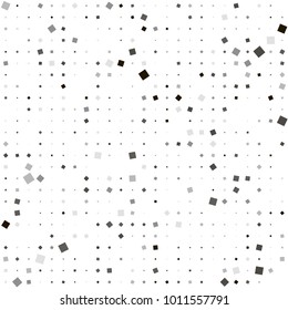 Celebration confetti vector background. Colored abstract geometrical texture. Scatter of squares on white. Dynamic vibrant vector for holiday, celebration decorations, paper packaging, textile  design