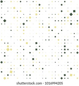 Celebration confetti vector background. Colored abstract geometrical texture. Scatter of squares on white. Dynamic vibrant vector for celebration decorations, paper packaging, textile  design, covers