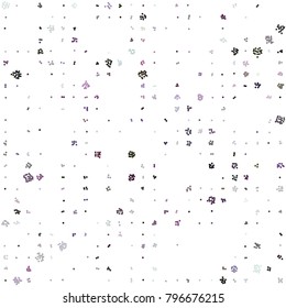 Celebration confetti vector background. Colored abstract geometrical texture. Scatter of squares on white. Dynamic vibrant vector for holiday decorations, paper packaging, textile  design, covers